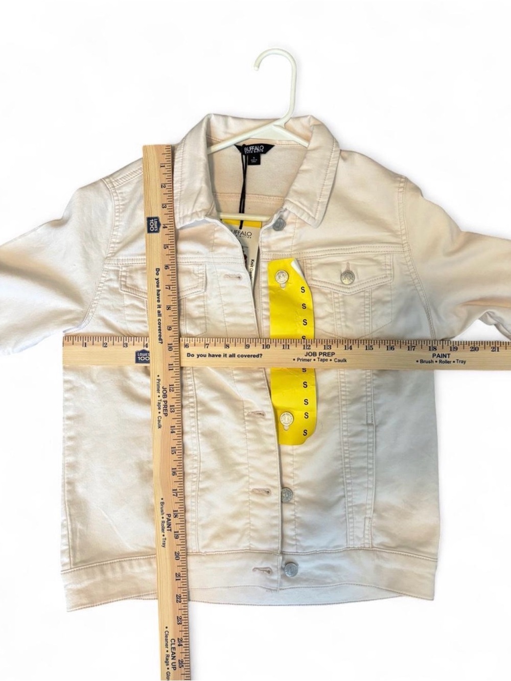 Buffalo David Bitton Light Pink Denim Trucker Jacket - Picture 6 of 6